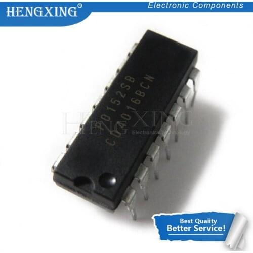 10pcs/lot CD4016BE CD4016 DIP-14 In Stock