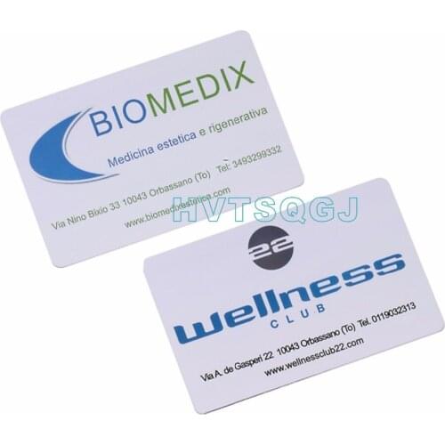 2500 pieces standard size printing 13.56mhz ic card a lot