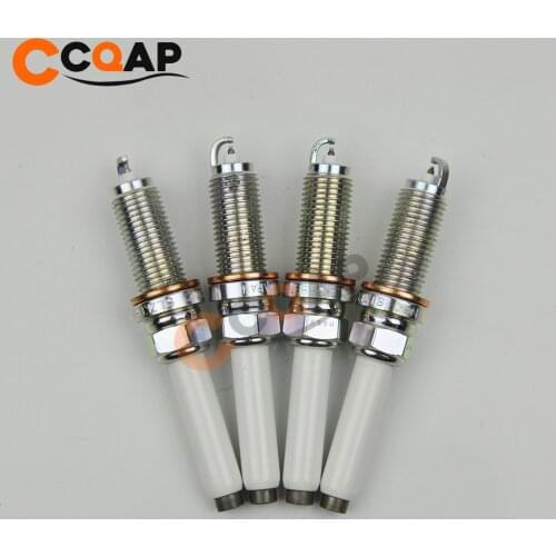 4pcs Platinum Spark Plug A0041597903 SILZKFR8E7S For Mercedes-Benz C300 CLA250 GLC300 Metris