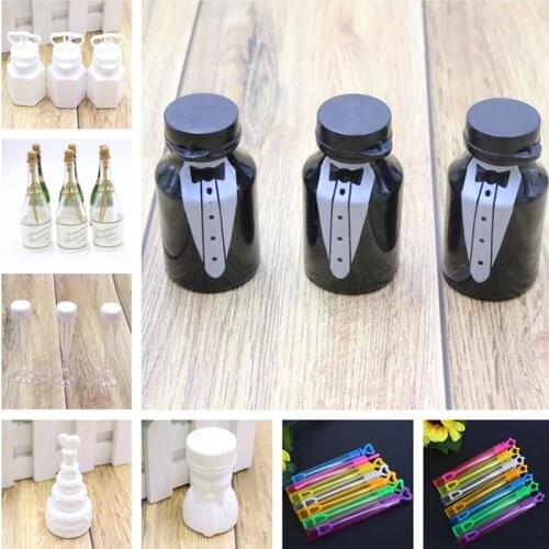 5pcs Wedding Gifts for Guests Valentines Day Gift for Boyfriend Empty Bubble Soap Bottle To A Girl Love Presents Party Favors