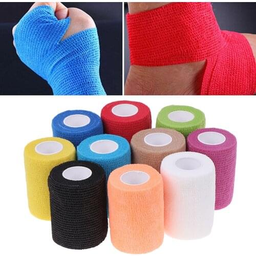 7.5 cm * 4.5 m HOT! Sports Elastoplast Strong Elastic Sports Tape Self Adherent Self Adhesive Tape Cohesive Bandage Tapes