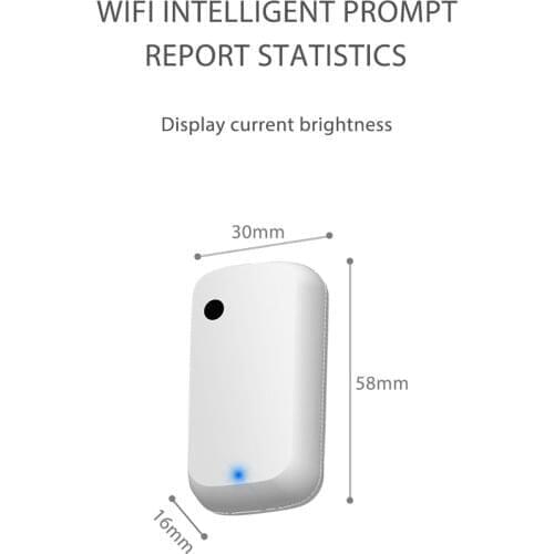 5x Smart WiFi Light Sensor AI Automatic Linkage Execution smoth Brightness Detection Switch Tuya APP Control