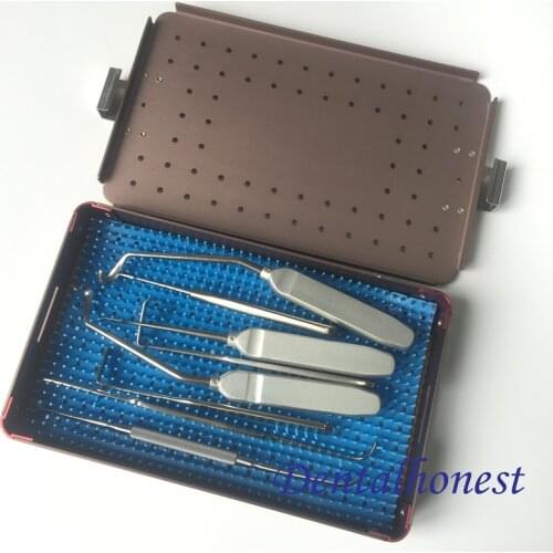 8pcs/Set Nose plastic surgery instrument set nasal bone Costal cartilage tool