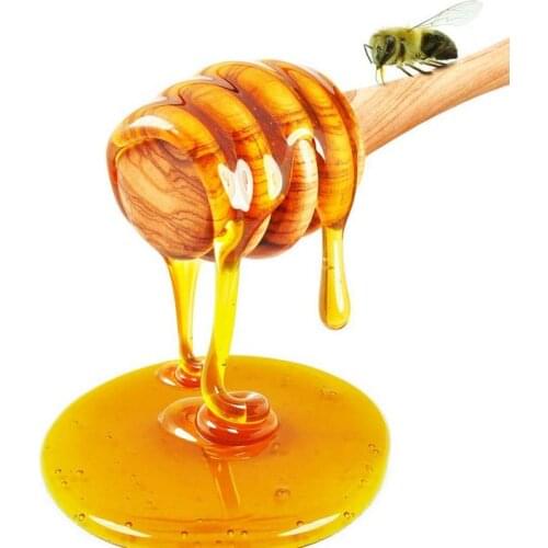 8cm MINI Wooden Honey Dippers Wedding Favors Wood Honey Spoon Stick lin4425