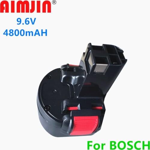 9.6V 4800mAh Power Tool Battery Ni-CD Rechargeable Battery Power Tools Battery for Bosch PSR 960 BH984 BAT048 BAT119