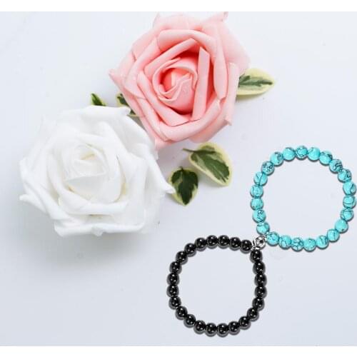 Natural Stone Natural Turquoise Separate Bracelet For Men Women Yoga Adjustable Crystal Bead Bracelet Dainty Jewelry Dropship