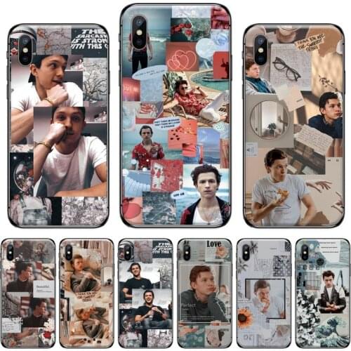 Tom Holland fashion poster Phone Case for iPhone 11 12 pro XS MAX 8 7 6 6S Plus X 5S SE 2020 XR Fall-resistant protective