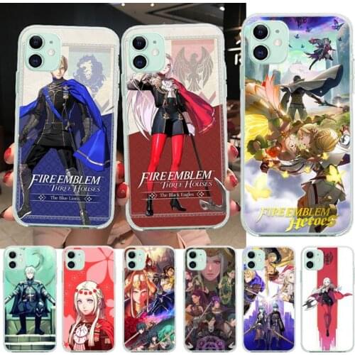 Fire Emblem Three Houses Phone Case for iphone 12 pro max 11 pro XS MAX 8 7 6 6S Plus X 5S SE 2020 XR cover