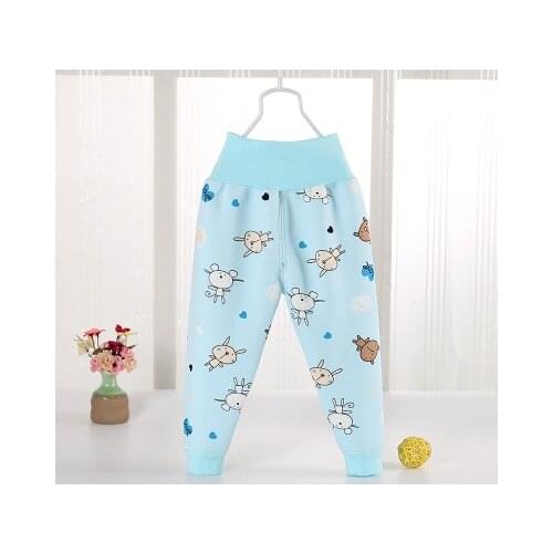 2020 childrens high waist pants plush wholesale baby thickened belly care pants winter warm high waist underpants kids clothes