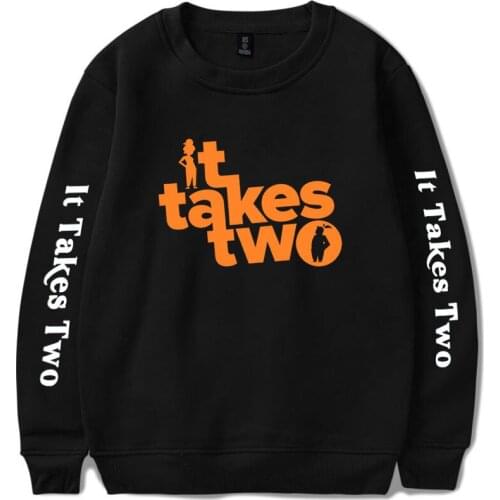 It Takes Two Friends Pass Fashionable Mens Casual Round Neck Sweater Spring Wear