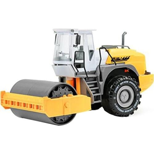 Friction Powered Steamroller Truck Construction Toy,Inertia Repair Car Toy, Engineering Vehicle,Toys for Children 2-6 Years Old