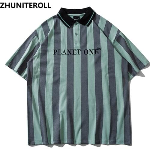 Embroidery Letter Men Hawaiian Shirt 2021 Hip Hop Shirt Streetwear Striped Shirt Harajuku Beach Shirt Summer Tops Short Sleeve