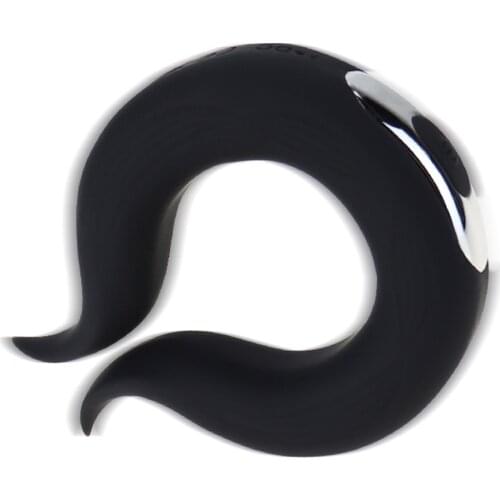 Penis Ring Vibrator 10 Speed Male Delay Ejaculation Erotic Sex Toy for Man Chastity Cock Ring Dildo Lock Vibration for Gay Adult