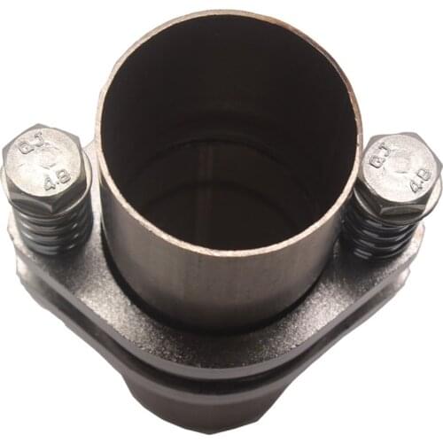 ONE PIECE 2"OD Universal Quick Fix Exhaust Triangle Flange Repair Pipe Kit