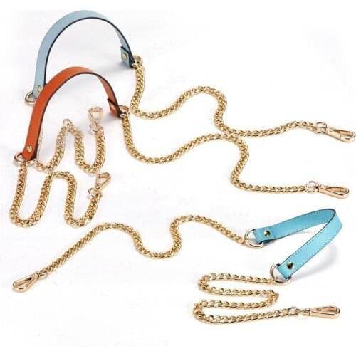 Leather Metal Bag B Chain Accessories Luxury Decompression Single Shoulder Strap 110cm Non-adjustable Strap Obag Accessories