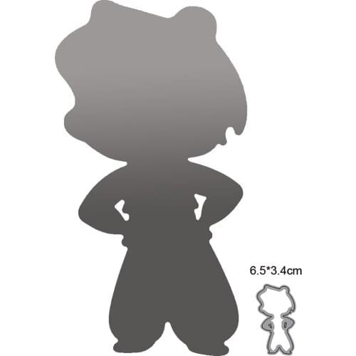 Little child Holidays 2021 new metal cutting mold layer background craft template diy scrapbook paper/photo card embossing mold