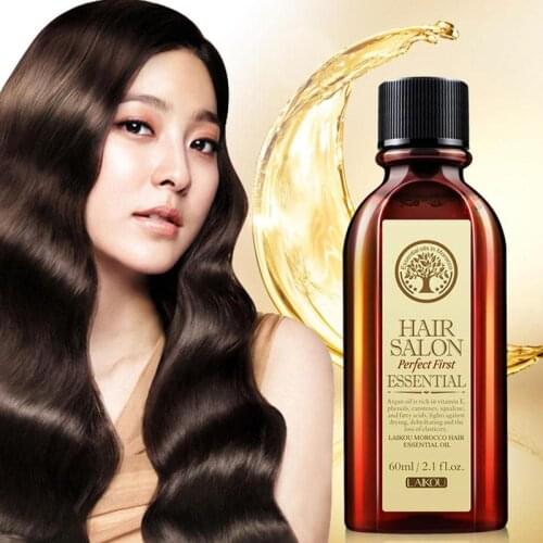 60ml hair Care Treatment Oil Argan Essential Oil Hair Oil For Repairing Dry Damage Hair Growth Keratin Free Clean Hair Curly