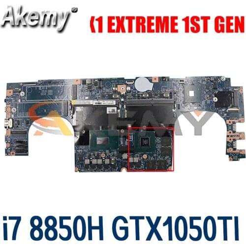 For X1 Extreme 1st Gen laptop motherboard 17870-1 448.0DY05.0011 CPU i7 8850H GPU GTX1050TI FRU 01YU951 01YU959 Mainboard