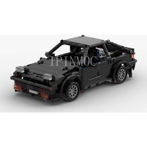 MOC classic drift car AE86 solid color Boy Gift technology accessories available in various colors DPF description