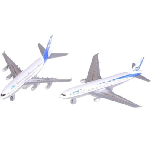 Aircraft model Alloy materials kids toys Airbus A380 Boeing High Quality