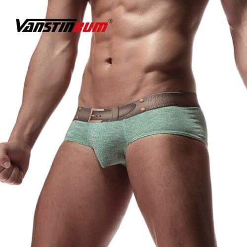 VANSTINBUM Briefs Fashion 3D Briefs Cotton Cueca Gay Underwear Male Jockstrap Convex U Pouch Sexy Mens Underpants Dropshipping