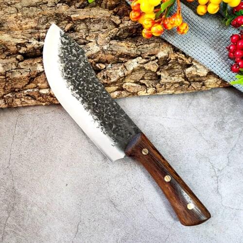 Meat Cleaver Butcher Knife Forged Kitchen Knife Chef Handmade Cutter Slicer Damascus Steel cooking Tools