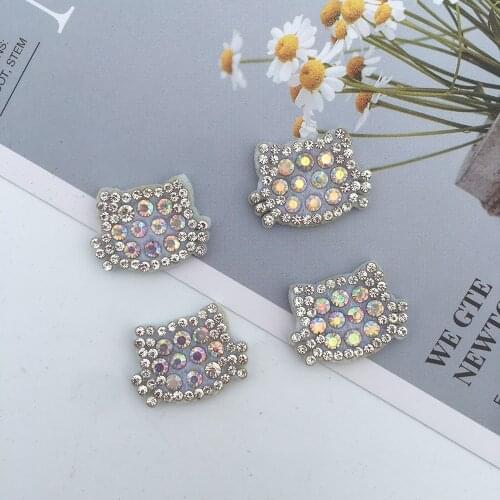 20pcs Cute Cat Hair Accessories Headwear DIY Accessory Appliques Anime Patch Patches for Clothing Parches Applique