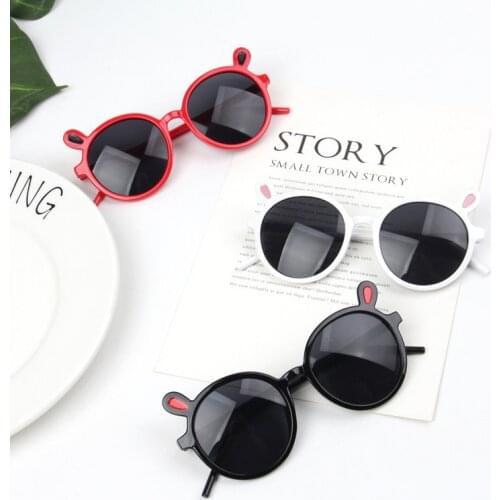 3-8T Children Eyeglasses Baby Boys Girls Rabbit Ears Sun Glasses Kids Sunglasses Free Shipping
