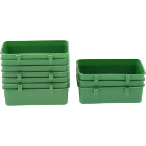 10Pcs Birds Parrot Food Water Drinking Bowl Plastic Bird Hanging Cups Pigeons Cage Feeding Feeder