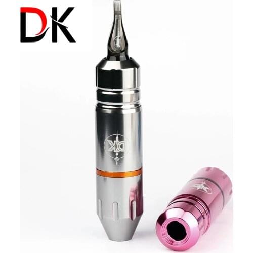 DK Professional Tattoo Machine Cartridge Tattoo Pen Machine Permanent Makeup Eyebrow Gun Machine with Box and Cable