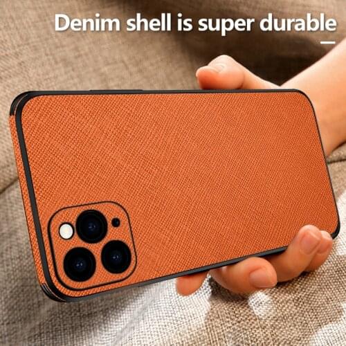 Luxuy Leather Phone Case For iPhone 12 11 Pro XS XR SE XSMAX 7 8 6 Plus Ultra-thin Protection Cover