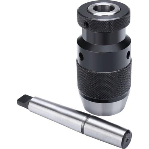 Keyless Self Tighten Drill Chuck 1-16mm Drill Chuck Arbor & MT3-B18 Arbor Fits For Almost All Drilling And Lathes With MK2 Mount
