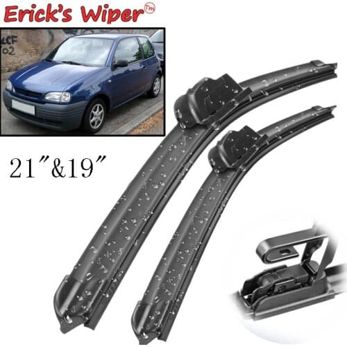 Ericks Wiper Front Wiper Blades For SEAT Arosa 1997 - 2004 Windshield Windscreen Front Window 21"+19"