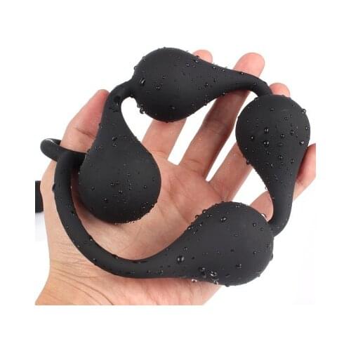 Silicone Anal Plug Water Drop Type Four Pull Bead Erotic Products Sex Toys For Women Anal Adult G-spot Prostate Massage