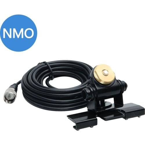 ABBREE 5M Feeder RB-400 NMO Lip Mount RG-58 Cable PL-259 Connector For QYT TYT Mobile Vehicle Public Radio Antenna