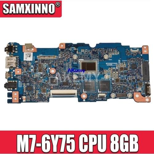 UX305CA M7-6Y75 CPU 8GB RAM mainboard REV 2.0 For ASUS UX305C UX305CA Zenbook motherboard 100% Tested free shipping