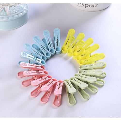 10 Pcs Clothl Pegs Small Clothespin Clips Drying Rack Drying Quilt Clip Windproof Fixed Clothes Clips