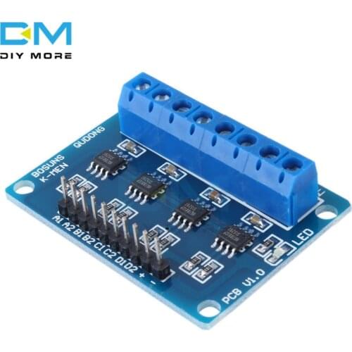 4 Channel 4CH HG7881 Chip H-bridge DC 2.5-12V Stepper Motor Driver Module Controller PCB Board 4 Way 2 Phase for Arduino