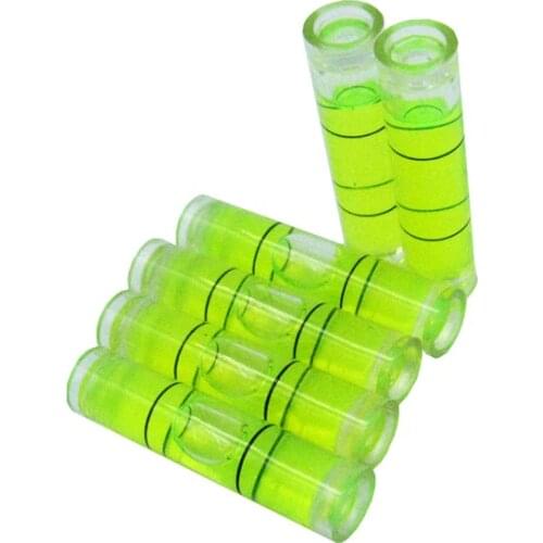 Promotions!! Acrylic tube vial Submit Level Bubble Photo Frame TV Rack Cylindrical Bubble Level 8*35mm (10 pieces/lot)