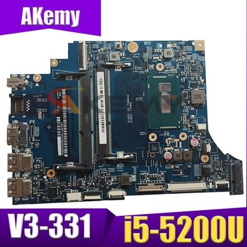 Akemy laptop Motherboard For ACER Aspire V3-331 i5-5200U Mainboard 13334-1 SR23Y DDR3