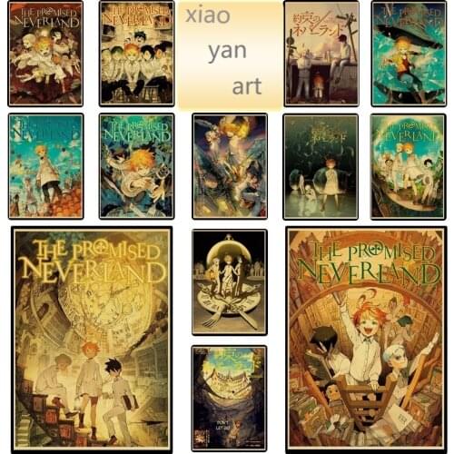 Full Diamond Embroidery Animation Cartoon Promised Neverland Diamond Painting DIY Diamond Mosaic Cross Stitch Kit for Home Decor