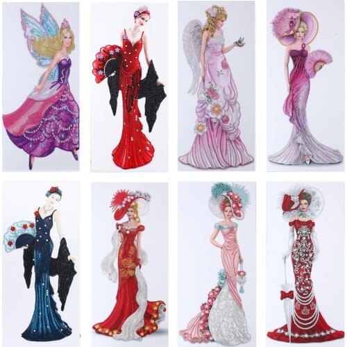 5D DIY Special Shaped Diamond Painting Angel Women Diamond Embroidery Mosaics Art Craft Kit Home Wall Decoration for Kids