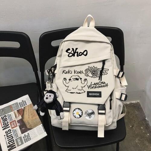 Anime SK8 The Infinity Cosplay Unisex Cartoon Large Capacity Students School Bags Laptop Travel Fashion Rucksack Backpack Gifts