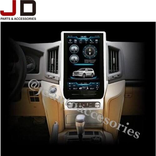 13.6 Inch Android 9.0 Car Dvd Player Gps Navigation for Land Cruiser LC200 2008 -2015 Tesl Screen Stereo Auto CARPLAY