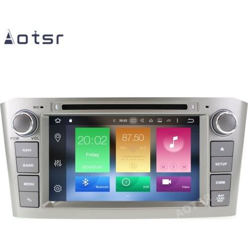 AOTSR Car Multimedia Player 2 Din Android 10 For Toyota Avensis T25 2002 - 2008 Car Auto Radio GPS Navigation DSP 7" Autostereo