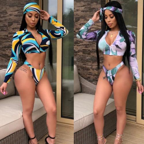 BSEKCEE Swimwear With Sleeves