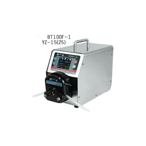 BT100F-1 YZ15 displaying touch screen SS shell Industrial Medical Lab Dispensing Dosing Filling Peristaltic Pump 0.006~420ml/mi