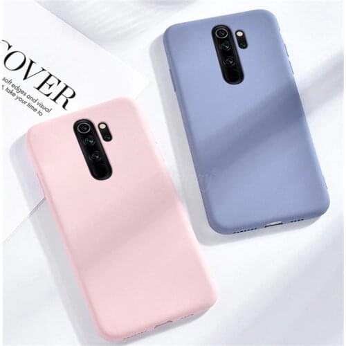 Candy Case For Xiaomi Redmi 9 Case Redmi 9 9C 9A X3 Carbon Fiber Solid Color Liquid Case For Xiaomi Mi 10T Pro Cover Mi 10T Lite