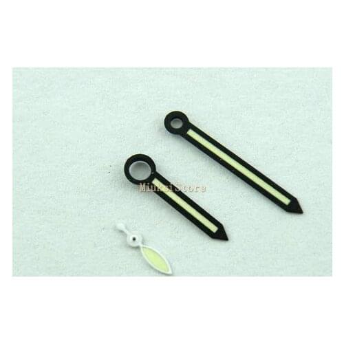 Black watches hands fit watch fit 44mm 6497,6498 st36 movement mens watch