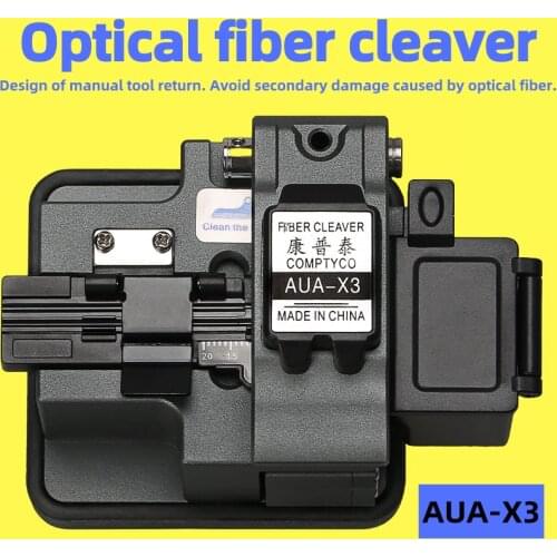COMPTYCO AUA-X3 High Precision Optical Fiber Cleaver FTTH Fiber optic Cutter